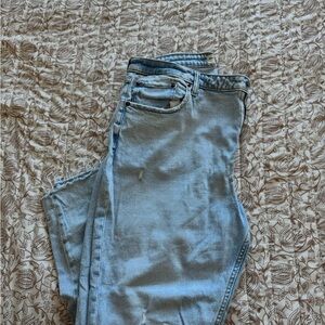 Abercrombie & Fitch Light Blue High Rise Skinny Jeans